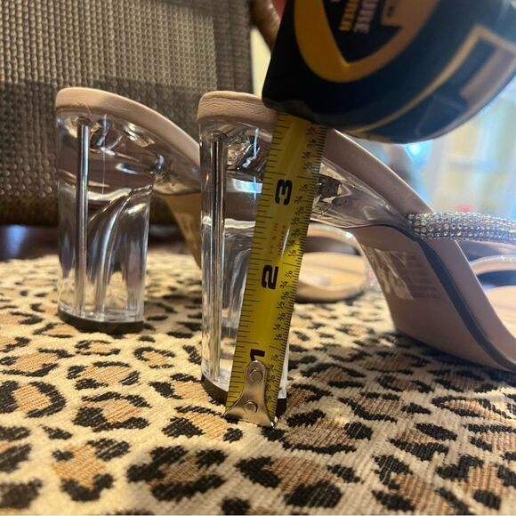 XOXO Rhinestone Heels LIKE NEW - Picture 11 of 12
